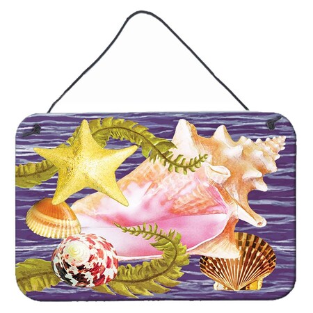 Carolines Treasures 8 x 12 in. Conch & Starfish Wall or Door Hanging Prints PRS4058DS812